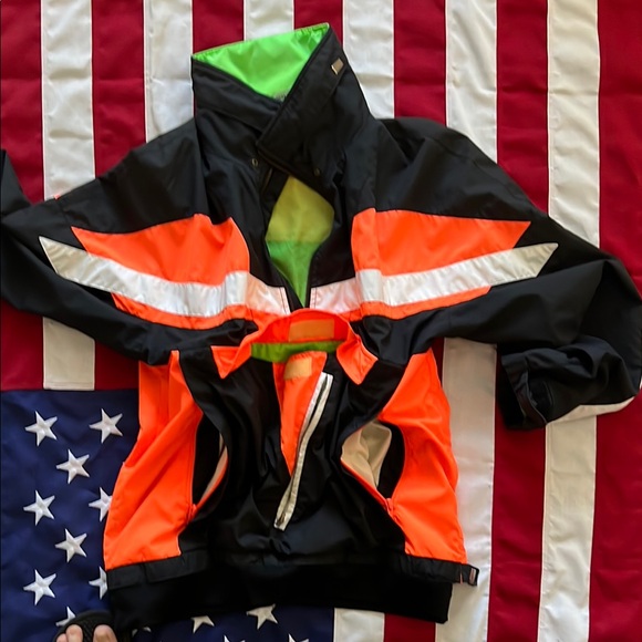 Vintage neon color block jacket - Picture 8 of 17